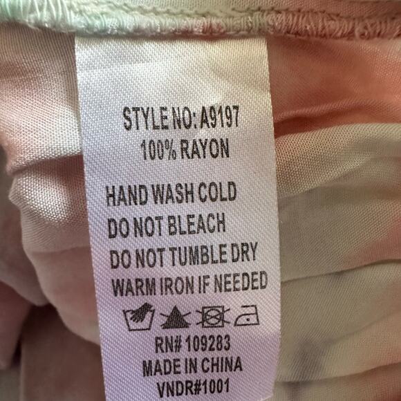 Surf Gypsy Beachy Off-Shoulder Crop Top Pastel Beach Surfer Girl Vacation Resort - Picture 6 of 6